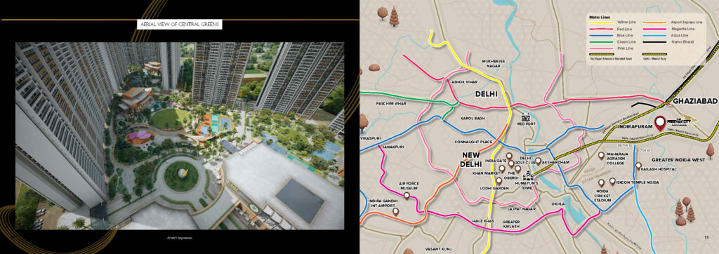 The Prestige City Indirapuram Location Highlights